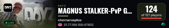 MAGNUS STALKER-PvP GREEN:  No CARS live status badge