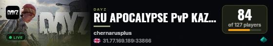 RU APOCALYPSE PvP KAZUAL live status badge