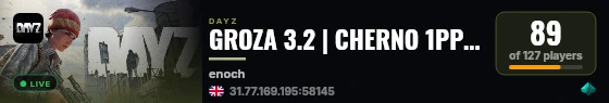 GROZA 3.2 | CHERNO 1PP | Solo Duo Trio live status badge