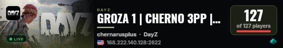 GROZA 1 | CHERNO 3PP |SOLO DUO RIO| RU | PVP |WIPE 26.08 live status badge