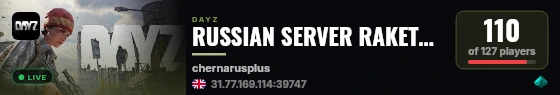 RUSSIAN SERVER RAKETA MOD|X5|8 MAX PARTY|GUNS|NORAID[vk.com/rak live status badge