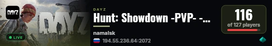Hunt: Showdown -PVP- -PVP- -BOUNTY- -NIGHT+- live status badge