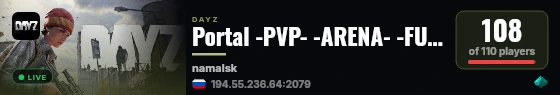 Portal -PVP- -ARENA- -FUN- live status badge
