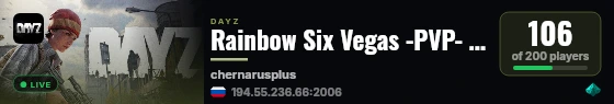 Rainbow Six Vegas -PVP- -CQB- -TACTICAL- live status badge