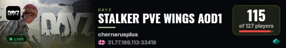 STALKER PVE WINGS AOD1 live status badge