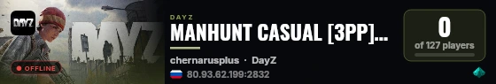 MANHUNT CASUAL [3PP]  WIPE 02.09 live status badge