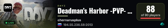 Deadman’s Harbor -PVP- -HC- -NO SAFEZONE- -RAID- live status badge