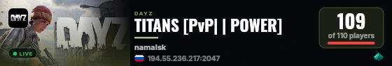 TITANS [PvP| | POWER] live status badge