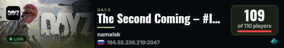 The Second Coming – #InfectionWave live status badge