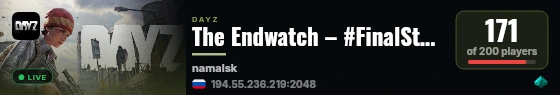 The Endwatch – #FinalStand #PvP live status badge