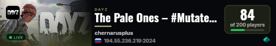The Pale Ones – #MutatedZombies live status badge