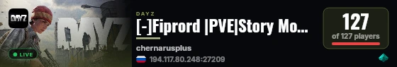 [-]Fiprord |PVE|Story Mode|Custom Events live status badge