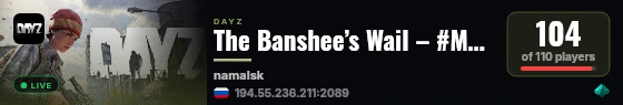 The Banshee’s Wail – #Mythical live status badge