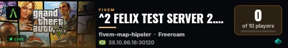 ^2 FELIX TEST SERVER 2.0 😈 ^7 | 🧪 AMBIENTE DE TESTES live status badge