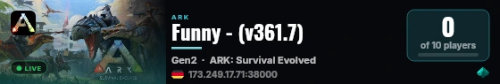 Funny - (v361.7) live status badge