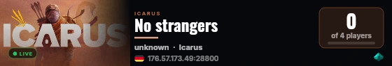 No strangers live status badge
