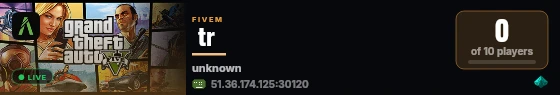  tr  live status badge