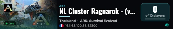 NL Cluster Ragnarok - (v361.7) live status badge
