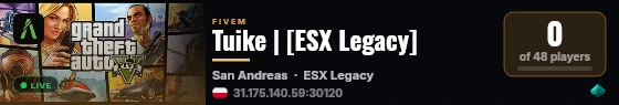 Tuike | [ESX Legacy] live status badge