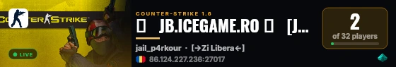 ❤   JB.ICEGAME.RO ❤   [Jailbreak Romania] live status badge