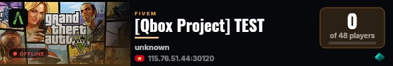 [Qbox Project] TEST live status badge