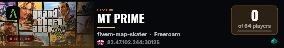 MT PRIME live status badge