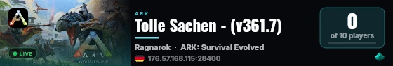 Tolle Sachen - (v361.7) live status badge