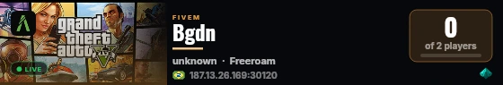 Bgdn live status badge