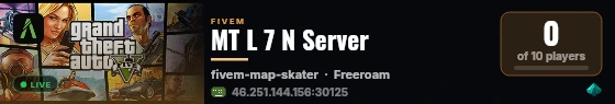 MT L 7 N Server live status badge