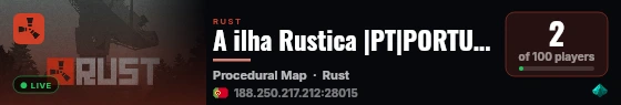 A ilha Rustica |PT|PORTUGAL|ES|SPAIN|LOW PING live status badge