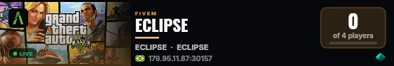 ECLIPSE live status badge