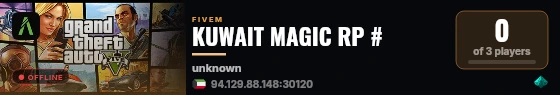 KUWAIT MAGIC RP # live status badge