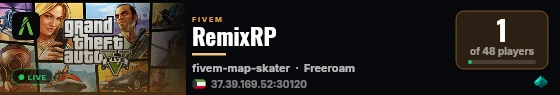 RemixRP live status badge