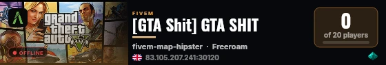 [GTA Shit] GTA SHIT live status badge