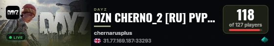 DZN CHERNO_2 [RU] PVP | 3PP | VANILLA++ live status badge