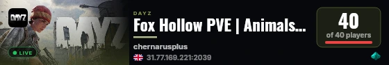Fox Hollow PVE | Animals | Hunting | Traders live status badge