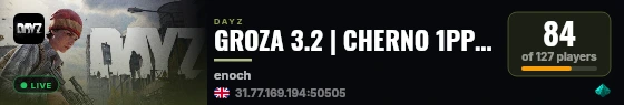 GROZA 3.2 | CHERNO 1PP | Solo Duo Trio live status badge