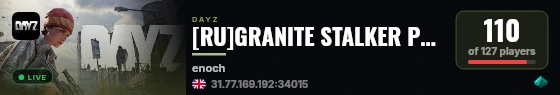 [RU]GRANITE STALKER PvP | Quests | Rank | Missions live status badge