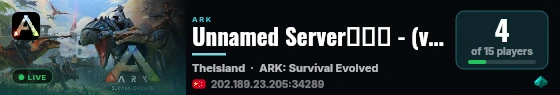 Unnamed Server沈义义 - (v361.7) live status badge