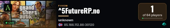 ^5FutureRP.no live status badge