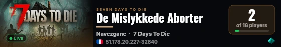 De Mislykkede Aborter live status badge