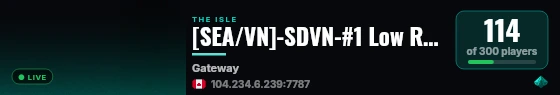 [SEA/VN]-SDVN-#1 Low Rules live status badge