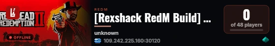 [Rexshack RedM Build] Maze Valley RP live status badge