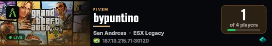 bypuntino live status badge