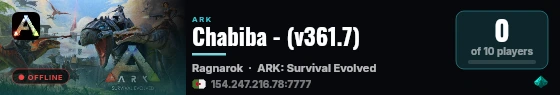 Chabiba - (v361.7) live status badge