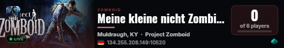 Meine kleine nicht Zombiefarm live status badge