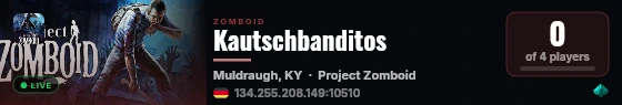 Kautschbanditos live status badge