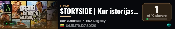 STORYSIDE | Kur istorijas kuri tu pats! | live status badge