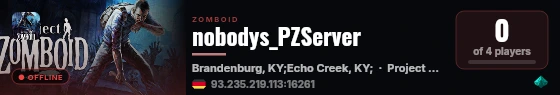 nobodys_PZServer live status badge
