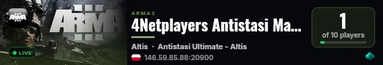 4Netplayers Antistasi Mateo live status badge